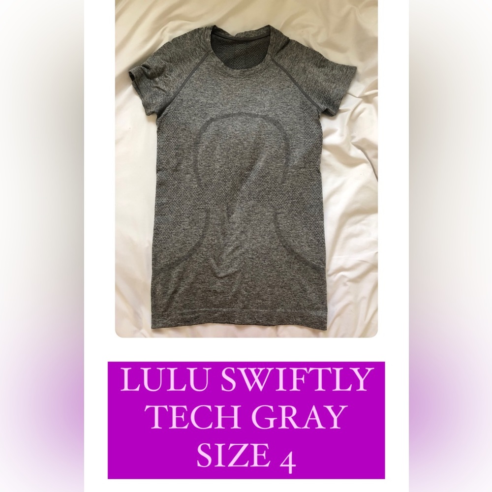 Lululemon swiftly tech GRAY size 4